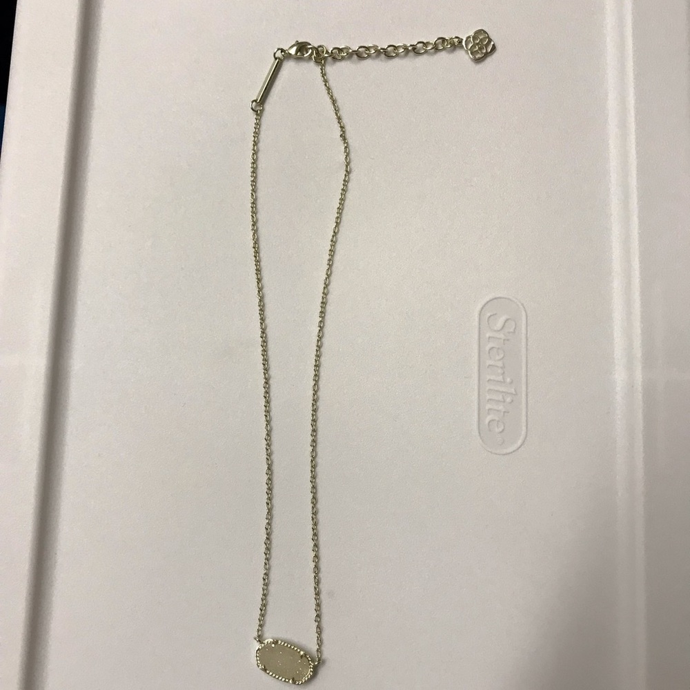 White Kendra Scott Necklace